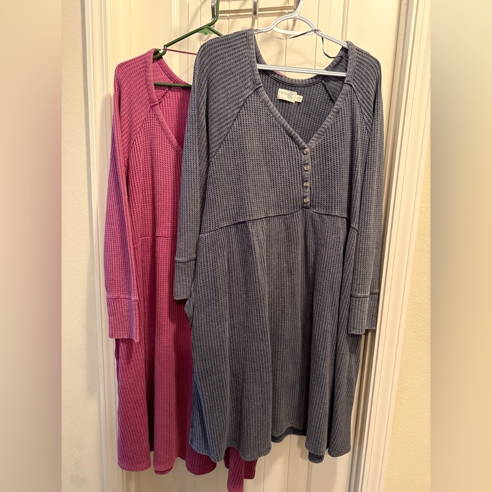 Two Tierra and Sky dresses with pockets 2x